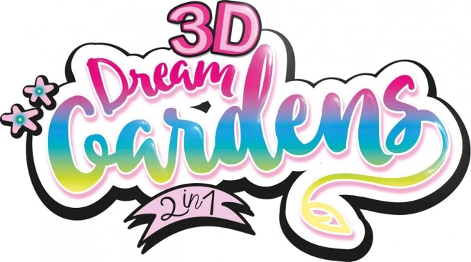 Educa kreatívna sada 3D Dream Gardens: hrad 2v1