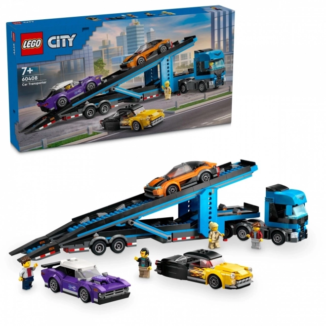 Lego City odťahové vozidlo so športovými autami