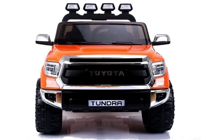 Oranžová Toyota Tundra na akumulátor pre deti