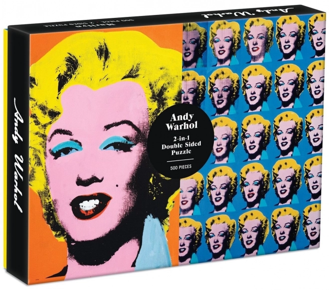 Obojstranné puzzle Andy Warhol Marilyn 500 dielikov