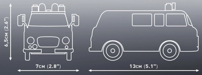 Konstruktívna stavebnica autíčka Barkas B1000 SMH3