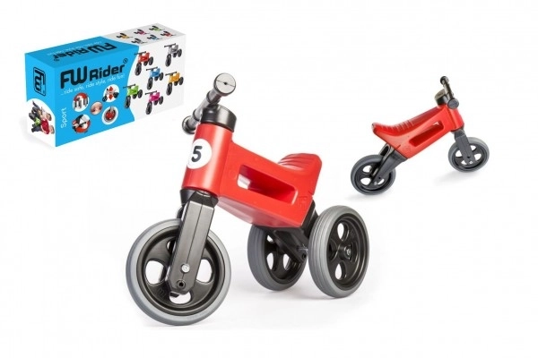 Funny Wheels Rider Sport 2v1 v krabici – Červené