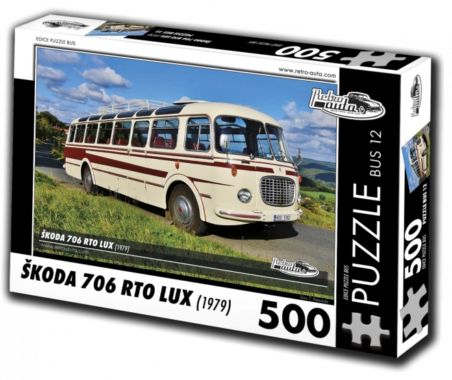 Puzzle Retro-auta Škoda 706 RTO Lux 500 dielikov