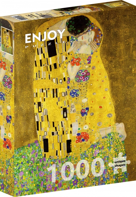 Puzzle Gustav Klimt Polibek 1000 dielikov