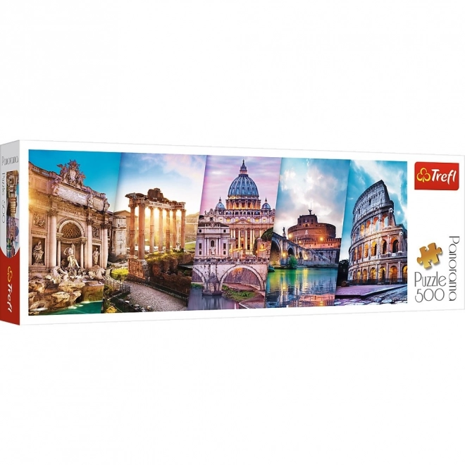 Panoramatické puzzle Cestovanie po Taliansku 500 dielikov