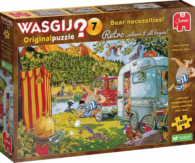 JUMBO puzzle Wasgij 7: Medvedie potreby 1000 dielikov