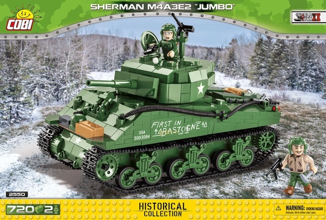 Cobi kocky tank Sherman Jumbo