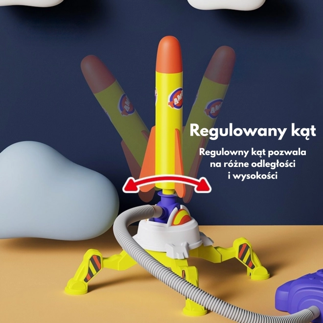 Woopie Dvojitý Vystreľovač Penových Rakiet, 6 ks