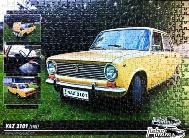 Retro puzzle Auta VAZ 2101 (1981) 500 dielikov