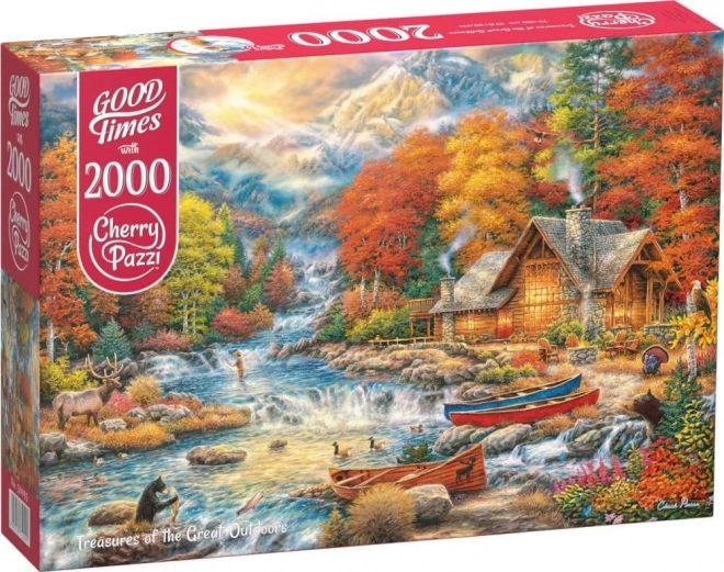 Puzzle Poklady vo voľnej prírode 2000 dielikov