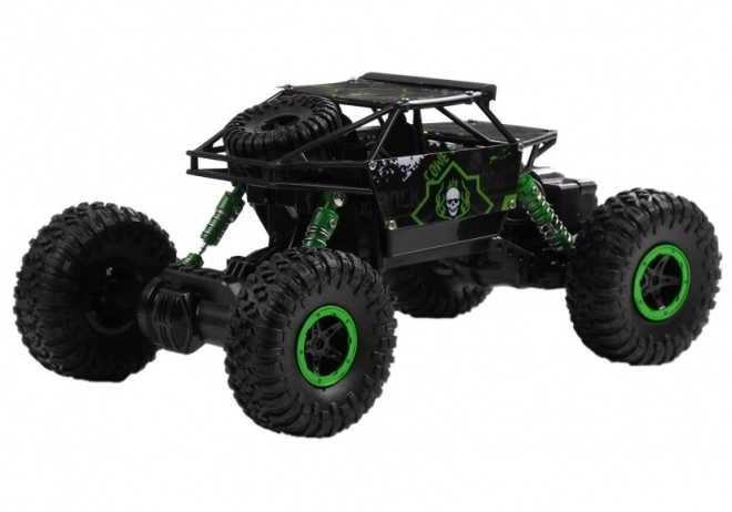 Zelené diaľkovo ovládané auto 1:18