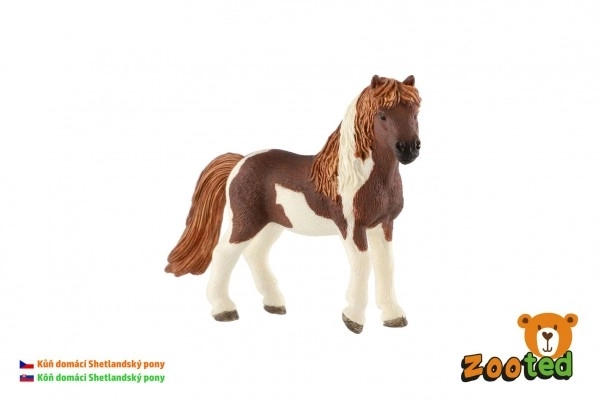 Shetlandský pony plast 12cm v sáčku