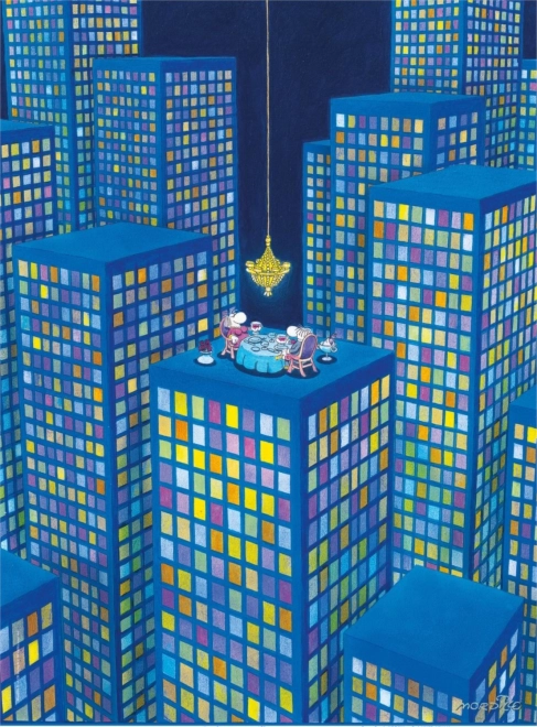 CLEMENTONI Puzzle Večera 500 dielikov