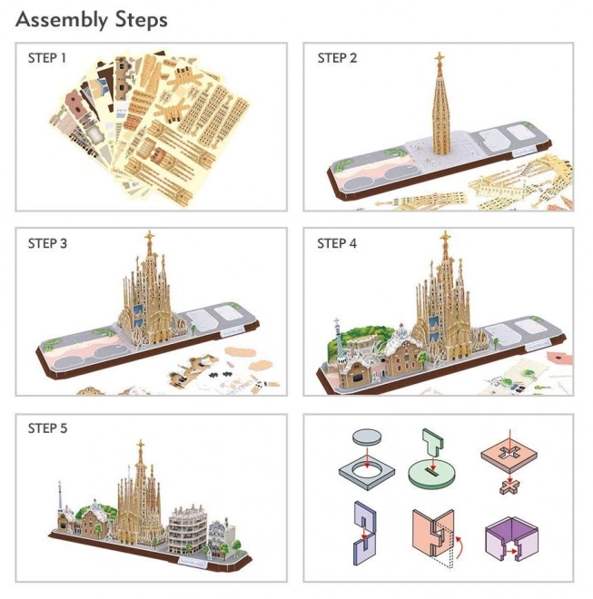 CubicFun: Puzzle 3D City Line Barcelona