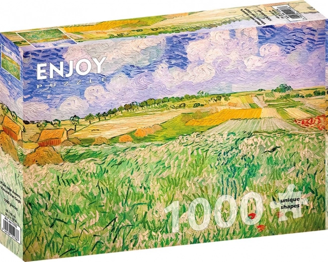 Puzzle Vincent Van Gogh: Krajina v Auvers 1000 dielikov