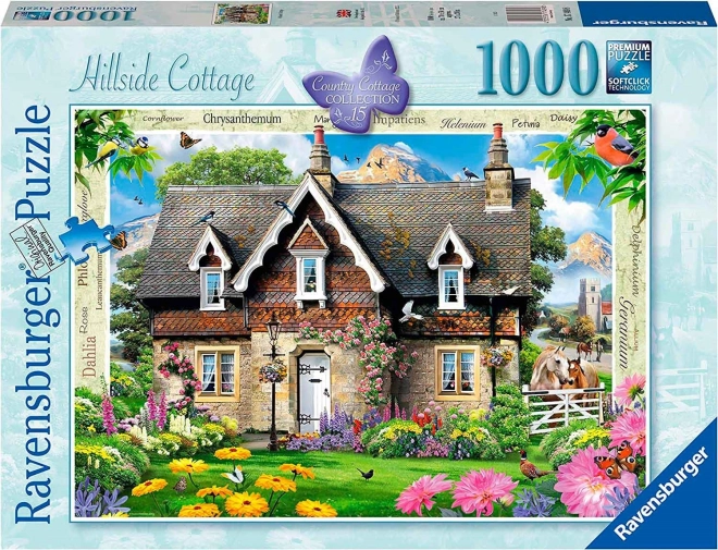 Puzzle Chalúpka na kopci 1000 kúskov