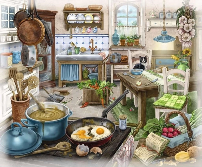 Ravensburger Únikové EXIT puzzle: Strašidelné sídlo 2 - V obývačke 99 dielikov