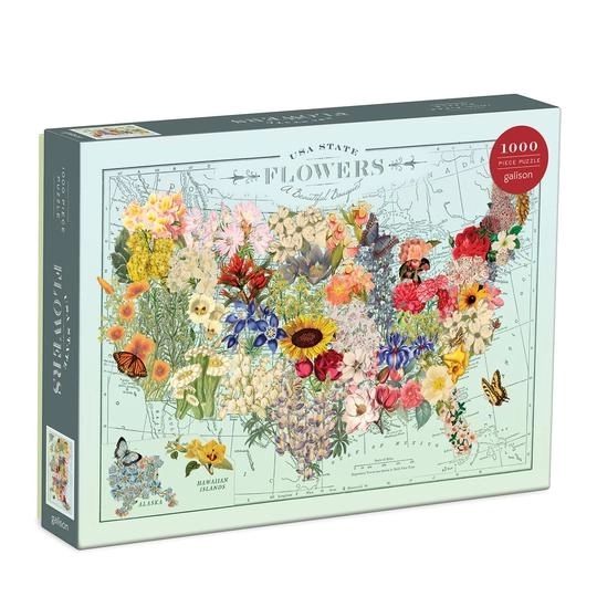 Puzzle kvety USA 1000 dielikov