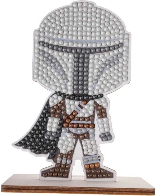 diamantové maľovanie Crystal Art Buddies Star Wars: The Mandalorian – samostatná dekoratívna figúrka