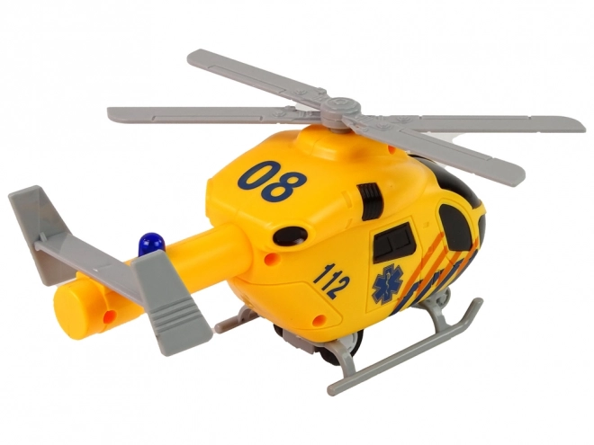 Záchranný Helikoptéra Ambulancia Žltá