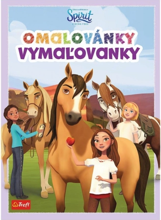 Omaľovánky Spirit – kone 20 × 27,3 cm, 24 strán