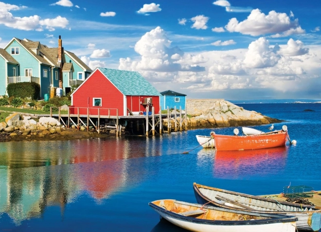 Puzzle Peggy's Cove, Nové Škótsko 1000 dielikov