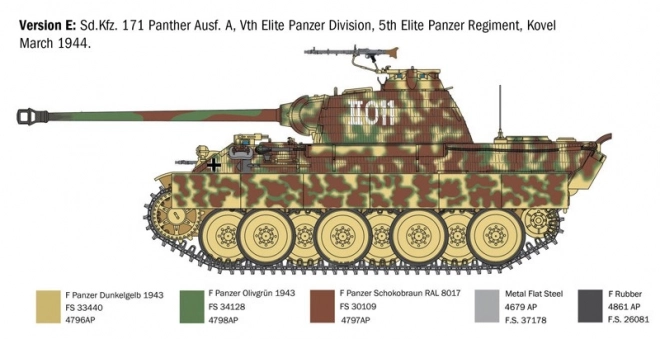 Plastikový model Panther Ausf. A 1/35