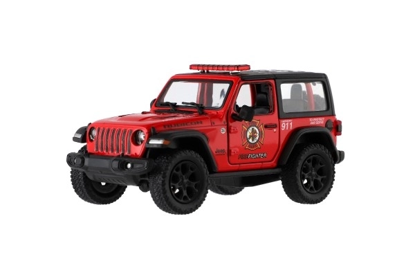 Auto Kinsmart Jeep Wrangler Polícia 2018