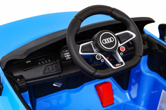 Elektrické autíčko Audi R8 Biele – Modrá
