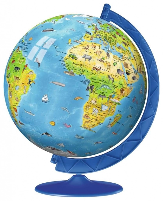 Ravensburger 3D Puzzleball Detský globus so zvieratkami