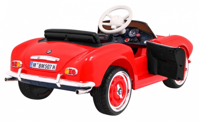 Detské elektrické auto BMW 507 Retro červené