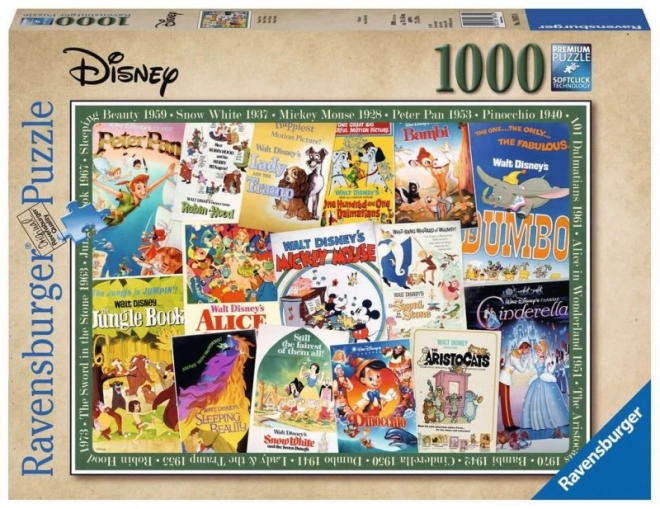 Ravensburger puzzle filmové plagáty Disney 1000 dielikov