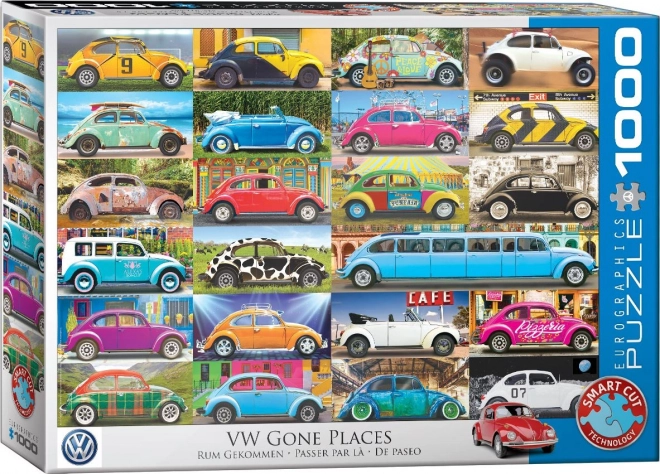 Puzzle Volkswagen Beetle: Brouk na cestách 1000 dielikov