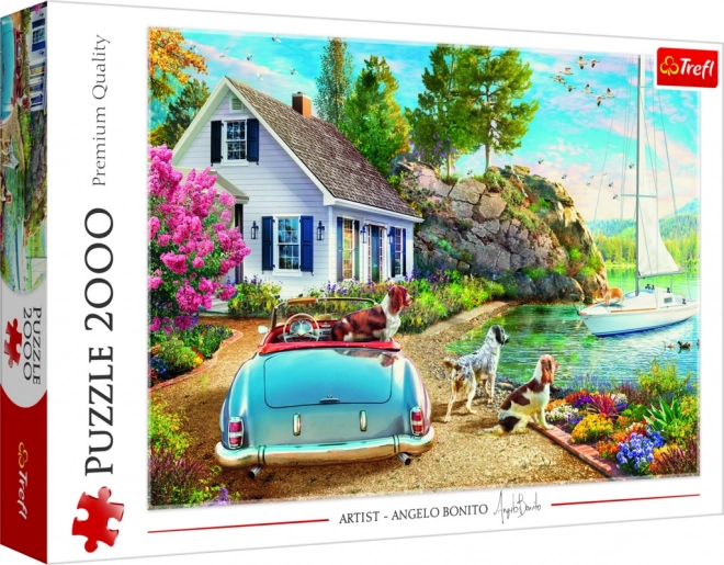 Puzzle Prázdninový raj 2000 dielikov