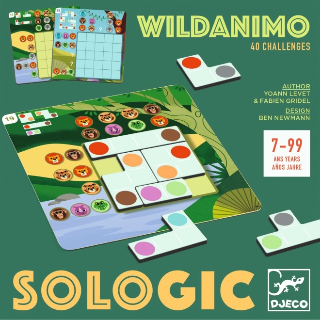 DJECO Kapesná hra Sologic Wildanimo