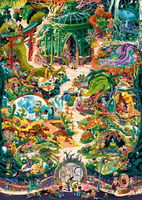 Heye puzzle botanická záhrada 2000 dielikov