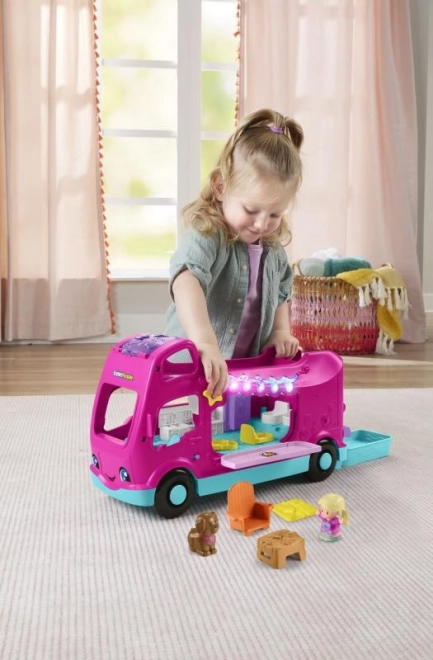 Fisher-Price karavan snov Barbie s osvetlením a zvukmi