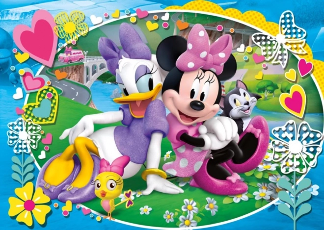 Clementoni Puzzle Minnie a Daisy: Na výlete 104 dielikov