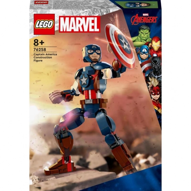 LEGO Marvel - Skladacia Figúrka: Captain America