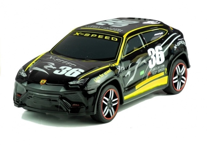 Diaľkovo ovládané športové auto Pilot R/C – Čierna