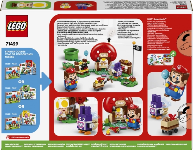 LEGO Super Mario Toadov Obchod - Rozširujúci Set