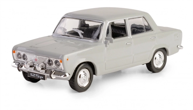 Kolekčný model PRL Fiat 125p popelavý