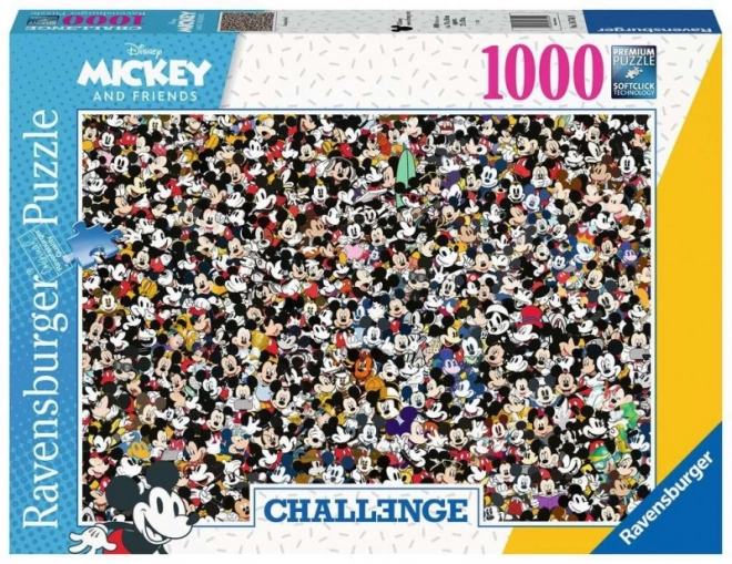 Ravensburger Puzzle Výzva: Mickey Mouse 1000 Dielikov