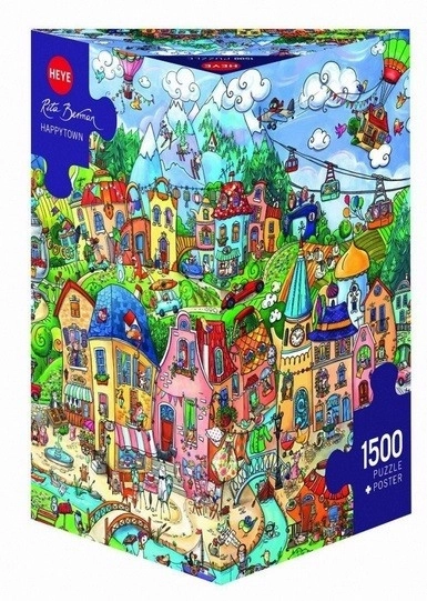 Puzzle Šťastné mesto 1500 dielikov