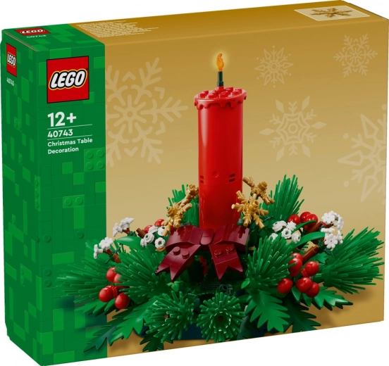 Lego ikonická sviatočná dekorácia na stôl