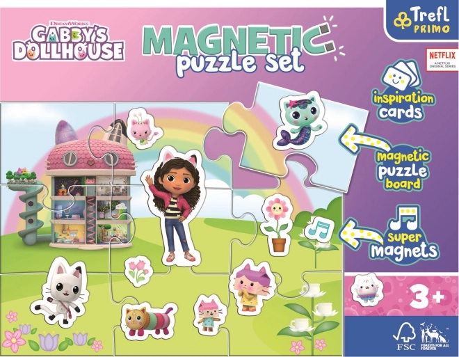 Magnetické puzzle Gabi Gabby's Dollhouse