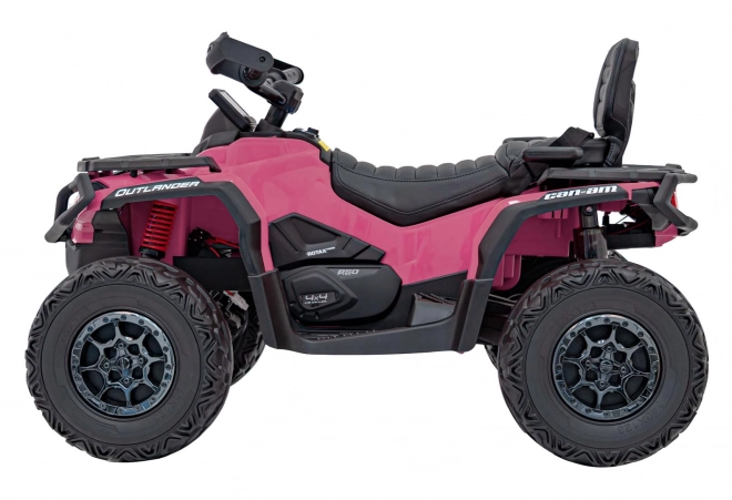 Ružová štvorkolka Can-Am Outlander ATV