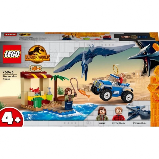 Lego Jurassic World prenasledovanie pteranodóna