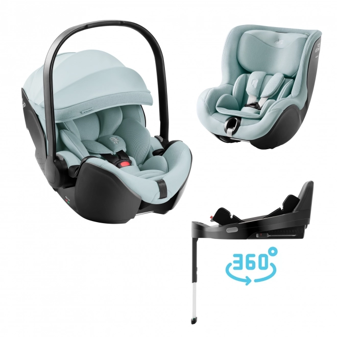 Detská autosedačka Baby-Safe Pro a Vario Base 5Z set, Dualfix 5Z Style, Harbor Blue