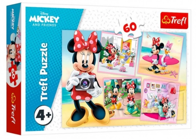 Puzle 60 dielikov Roztomilá Minnie